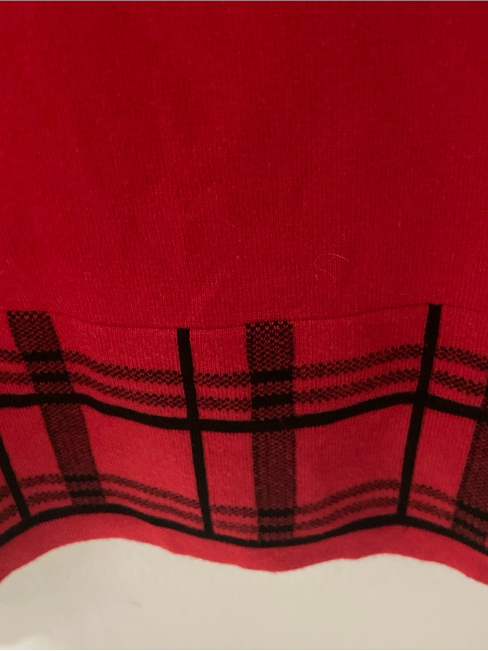 KIM ROGERS red black plaid scoop neck rayon blend pullover sweater 2X - Picture 5 of 8